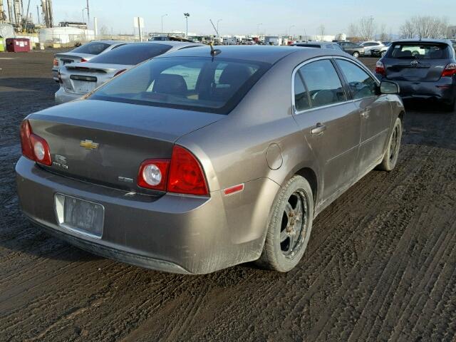 1G1ZB5E01AF204577 - 2010 CHEVROLET MALIBU LS BROWN photo 4