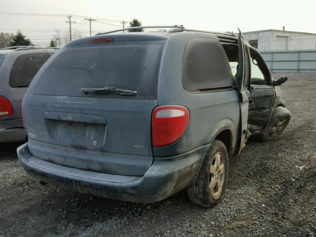 2D4GP44L77R347589 - 2007 DODGE GRAND CARA GREEN photo 4