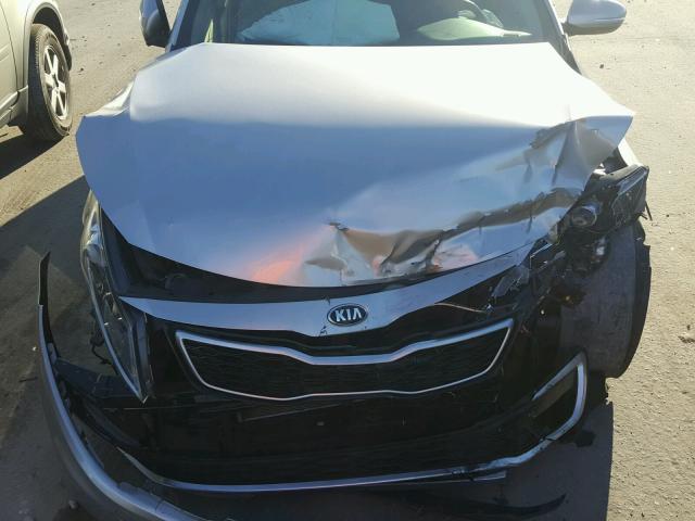 KNAGM4AD9C5032249 - 2012 KIA OPTIMA HYB GRAY photo 7