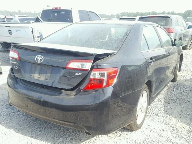 4T1BF1FK1DU295870 - 2013 TOYOTA CAMRY L BLACK photo 4