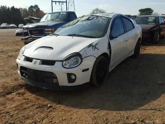 1B3AS66S75D224992 - 2005 DODGE NEON SRT-4 WHITE photo 2