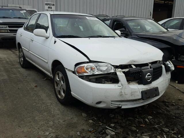 3N1CB51D94L456001 - 2004 NISSAN SENTRA 1.8 WHITE photo 1