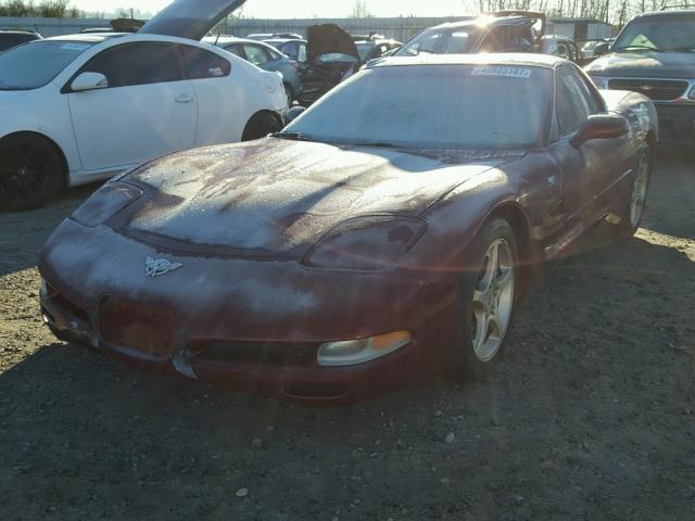 1G1YY22G635127031 - 2003 CHEVROLET CORVETTE RED photo 2