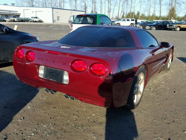 1G1YY22G635127031 - 2003 CHEVROLET CORVETTE RED photo 4