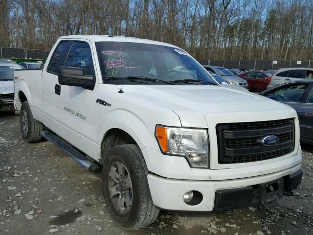 1FTFX1EF5DFD61218 - 2013 FORD F150 SUPER WHITE photo 1