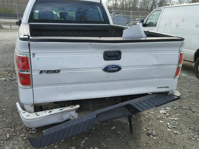 1FTFX1EF5DFD61218 - 2013 FORD F150 SUPER WHITE photo 9