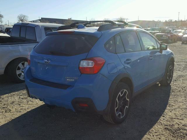 JF2GPAKCXG8260748 - 2016 SUBARU CROSSTREK BLUE photo 4