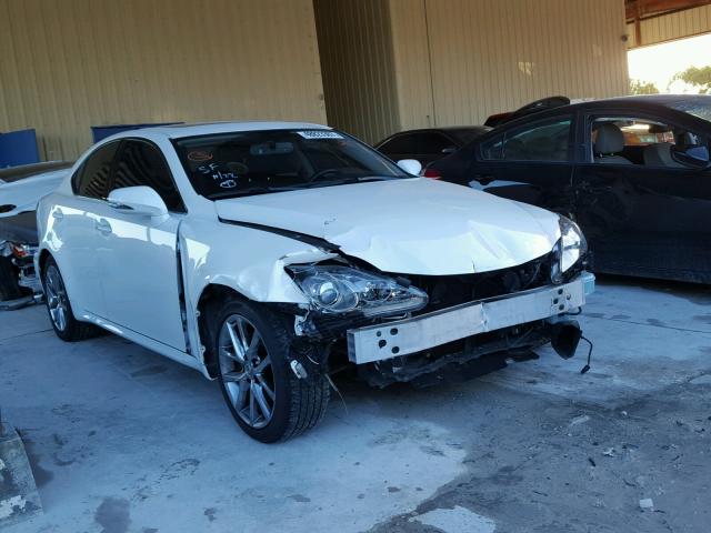 JTHBF5C21D5188942 - 2013 LEXUS IS 250 WHITE photo 1