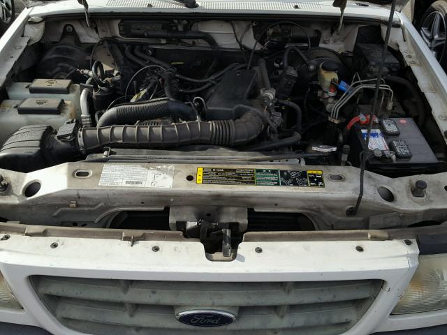 1FTYR10U43PA38876 - 2003 FORD RANGER WHITE photo 7