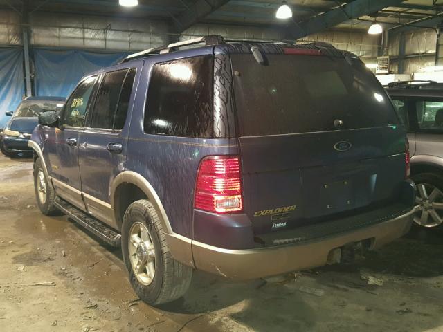 1FMDU74E32ZA26185 - 2002 FORD EXPLORER E BLUE photo 3