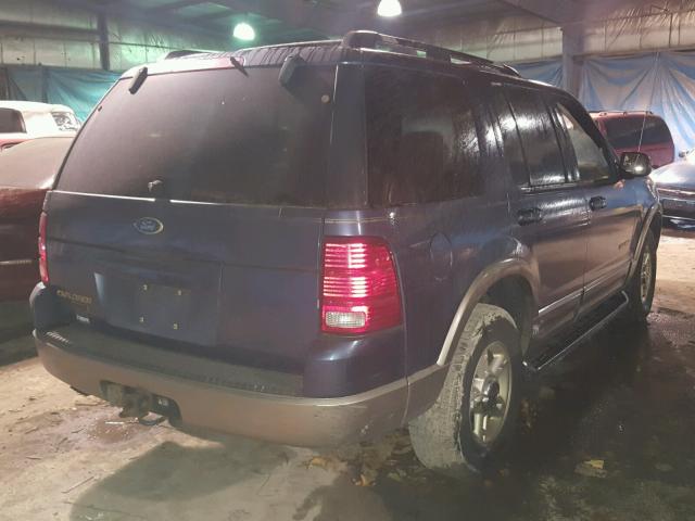 1FMDU74E32ZA26185 - 2002 FORD EXPLORER E BLUE photo 4