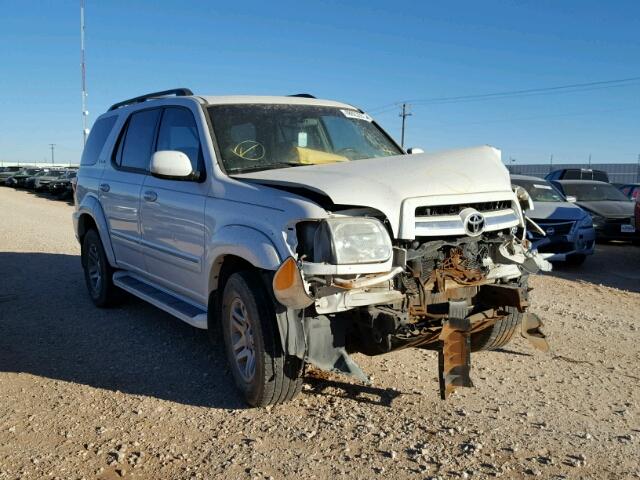 5TDZT38A55S256278 - 2005 TOYOTA SEQUOIA LI WHITE photo 1