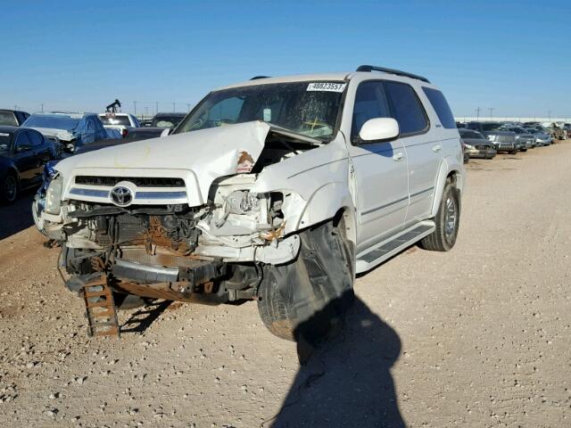 5TDZT38A55S256278 - 2005 TOYOTA SEQUOIA LI WHITE photo 2