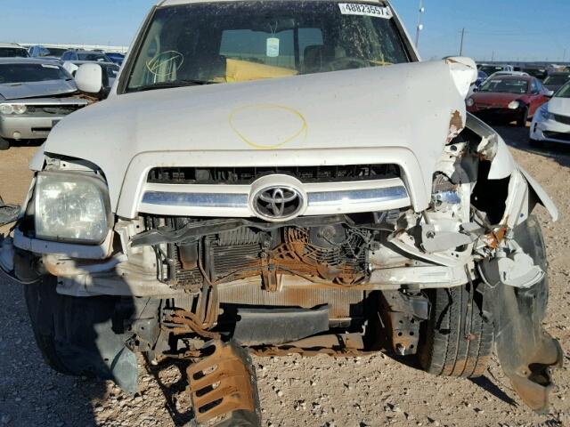 5TDZT38A55S256278 - 2005 TOYOTA SEQUOIA LI WHITE photo 7