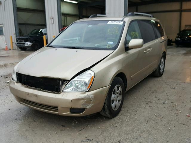 KNDMB233776147758 - 2007 KIA SEDONA EX GOLD photo 2