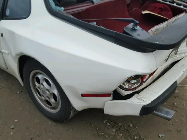 WP0AB0940JN472286 - 1988 PORSCHE 944 WHITE photo 9