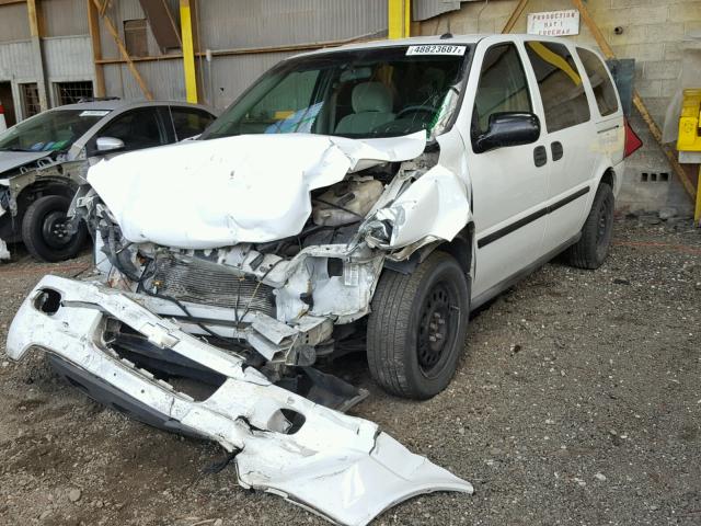 1GNDV03L55D235638 - 2005 CHEVROLET UPLANDER WHITE photo 2