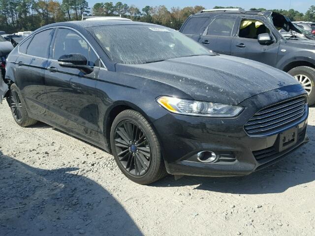 3FA6P0H92GR156369 - 2016 FORD FUSION SE BLACK photo 1