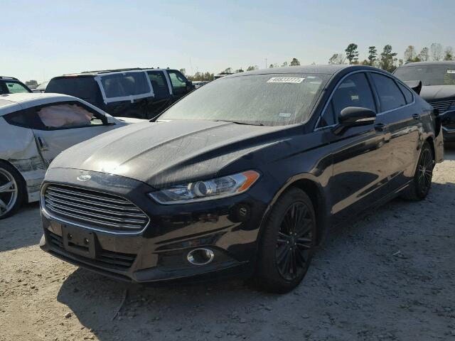 3FA6P0H92GR156369 - 2016 FORD FUSION SE BLACK photo 2