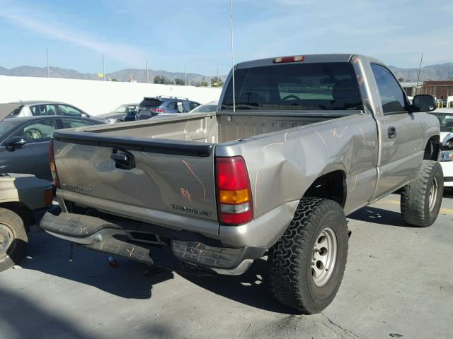 1GCEC14VX1Z308766 - 2001 CHEVROLET SILVERADO BROWN photo 4