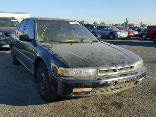 JHMCB7659LC065613 - 1990 HONDA ACCORD LX BLACK photo 1