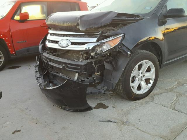 2FMDK4JC3BBB46188 - 2011 FORD EDGE SEL BLACK photo 9