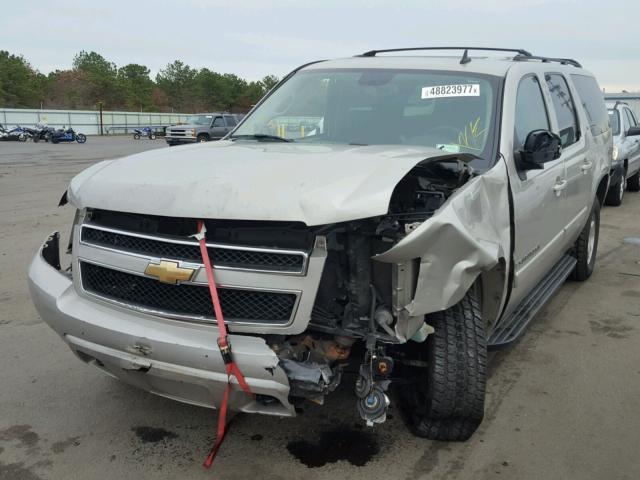 3GNFK16338G163655 - 2008 CHEVROLET SUBURBAN K GRAY photo 2