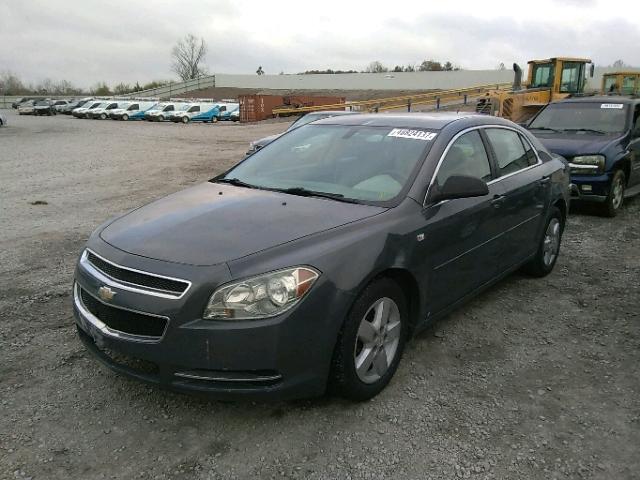 1G1ZG57B784286725 - 2008 CHEVROLET MALIBU LS GRAY photo 2