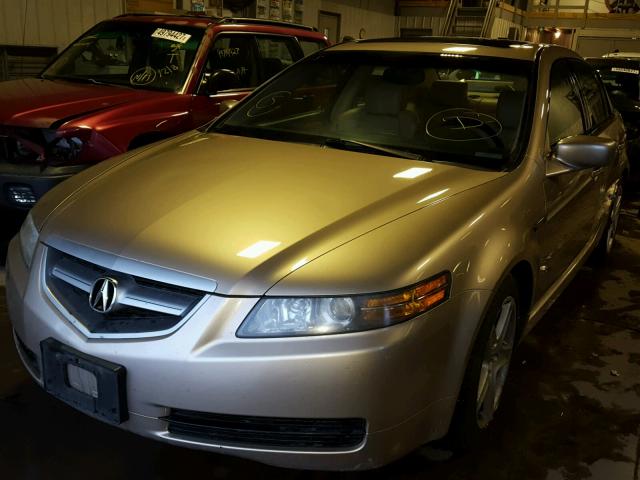 19UUA66264A043642 - 2004 ACURA TL TAN photo 2