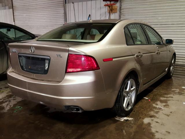 19UUA66264A043642 - 2004 ACURA TL TAN photo 4