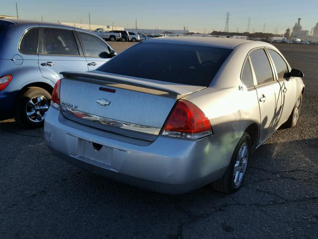 2G1WT55K969414538 - 2006 CHEVROLET IMPALA LT SILVER photo 4