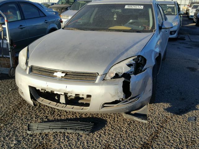 2G1WT55K969414538 - 2006 CHEVROLET IMPALA LT SILVER photo 9