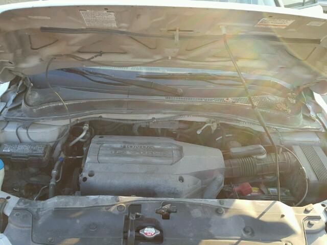 2HKYF18614H611700 - 2004 HONDA PILOT EXL SILVER photo 7