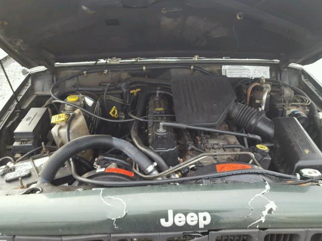 1J4FN68S9VL568137 - 1997 JEEP CHEROKEE GREEN photo 7