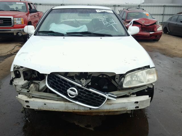 3N1CB51D63L712822 - 2003 NISSAN SENTRA XE WHITE photo 9