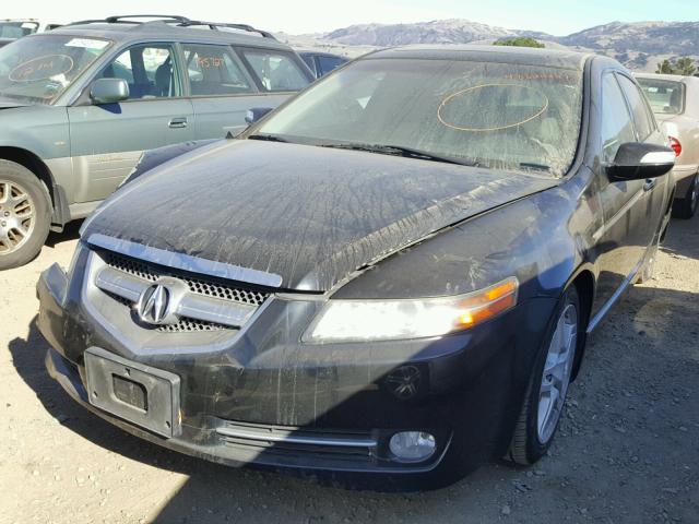 19UUA66238A046570 - 2008 ACURA TL BLACK photo 2