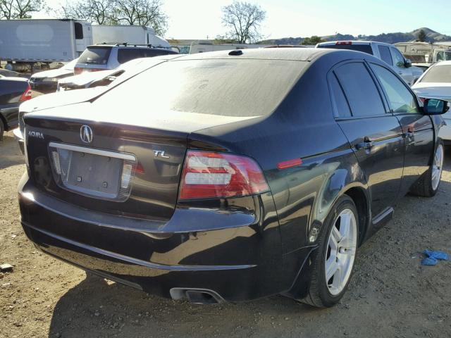 19UUA66238A046570 - 2008 ACURA TL BLACK photo 4