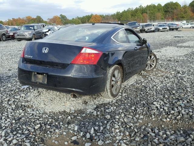 1HGCS12878A027512 - 2008 HONDA ACCORD EXL BLACK photo 4