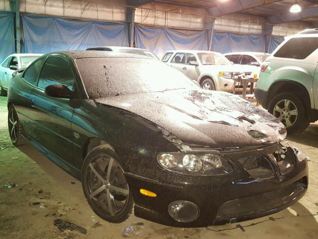 6G2VX12U66L828303 - 2006 PONTIAC GTO BLACK photo 1