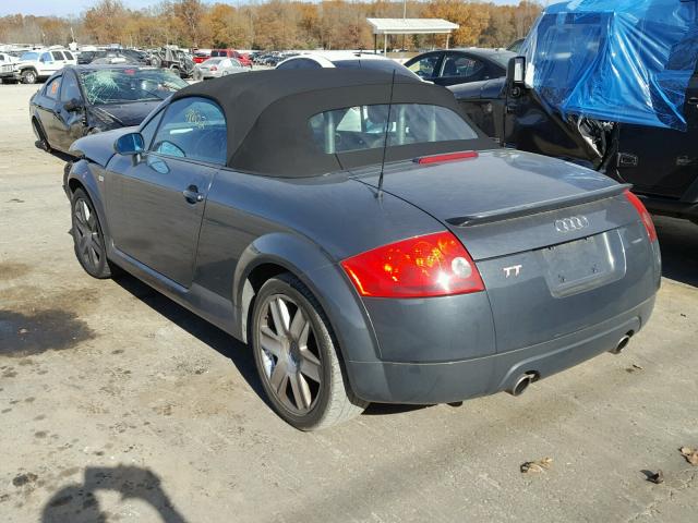 TRUUT28N231008061 - 2003 AUDI TT QUATTRO BLACK photo 3