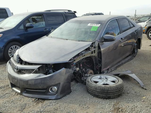 4T1BF1FK3EU361224 - 2014 TOYOTA CAMRY L GRAY photo 2