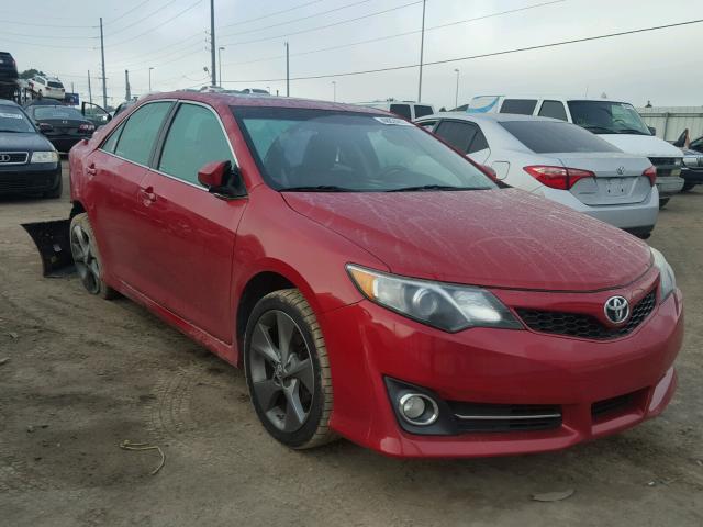 4T1BF1FK6CU632726 - 2012 TOYOTA CAMRY BASE BURGUNDY photo 1