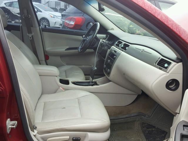 2G1WD58C579309093 - 2007 CHEVROLET IMPALA SUP 红色 照片 5