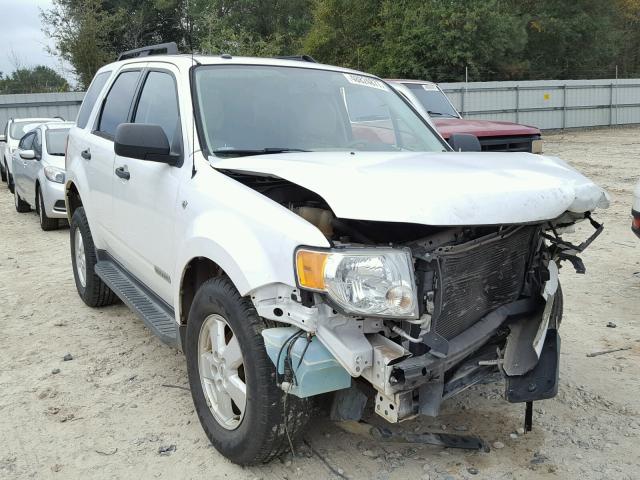 1FMCU03108KB02092 - 2008 FORD ESCAPE XLT WHITE photo 1