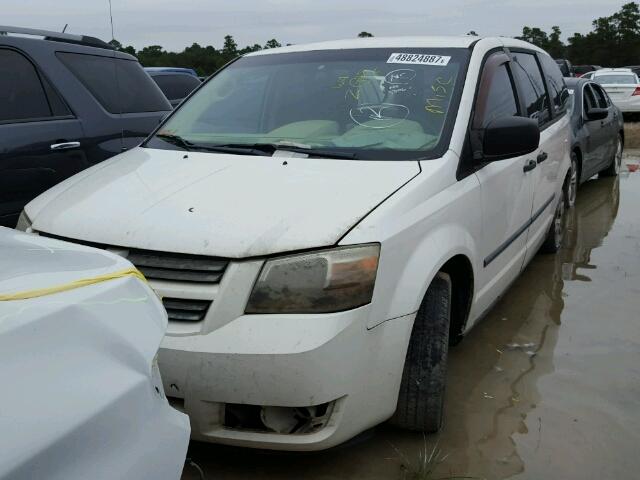 1D4HN11H48B176082 - 2008 DODGE GRAND CARA WHITE photo 2