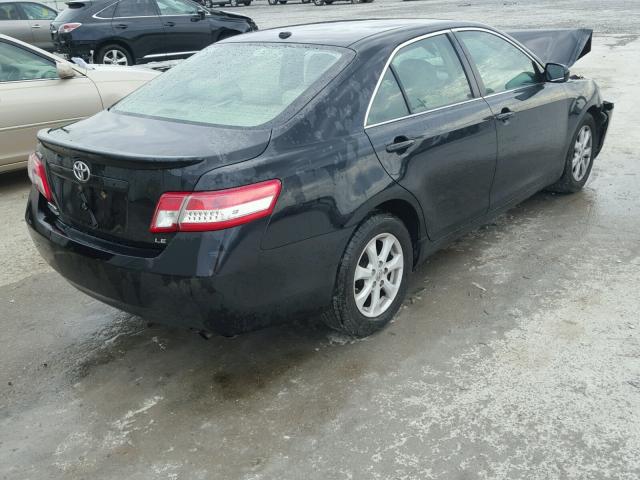 4T1BF3EK5AU037845 - 2010 TOYOTA CAMRY BASE BLACK photo 4