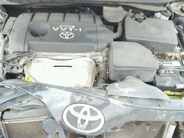 4T1BF3EK5AU037845 - 2010 TOYOTA CAMRY BASE BLACK photo 7