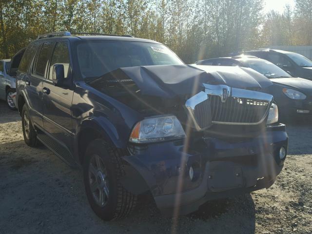 5LMEU88HX4ZJ14763 - 2004 LINCOLN AVIATOR 蓝色 照片 1
