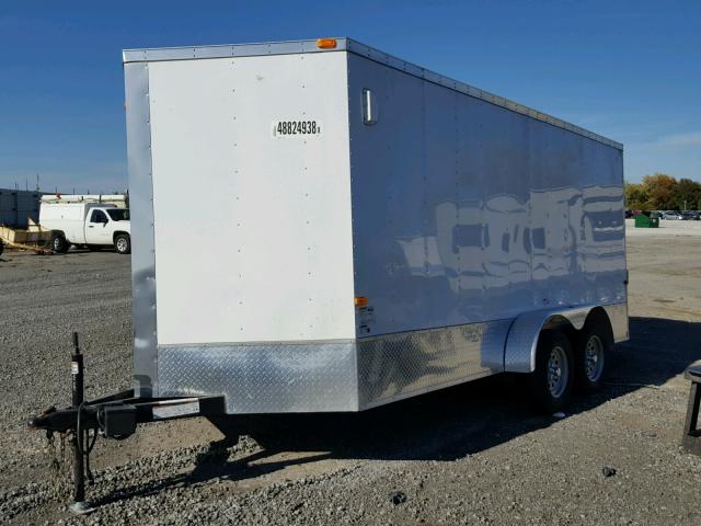 4D6EB1828JA040200 - 2018 CARGO TRAILER WHITE photo 3