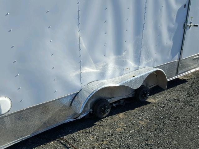 4D6EB1828JA040200 - 2018 CARGO TRAILER WHITE photo 9